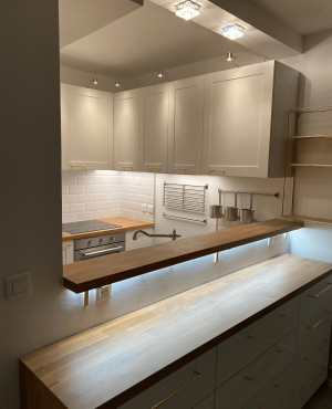 Cuisine avec bar ouverte