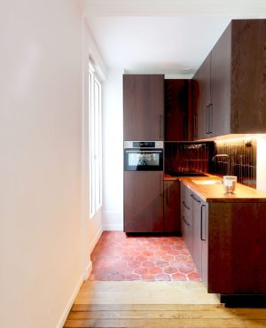 Meuble de cuisine en bois moderne